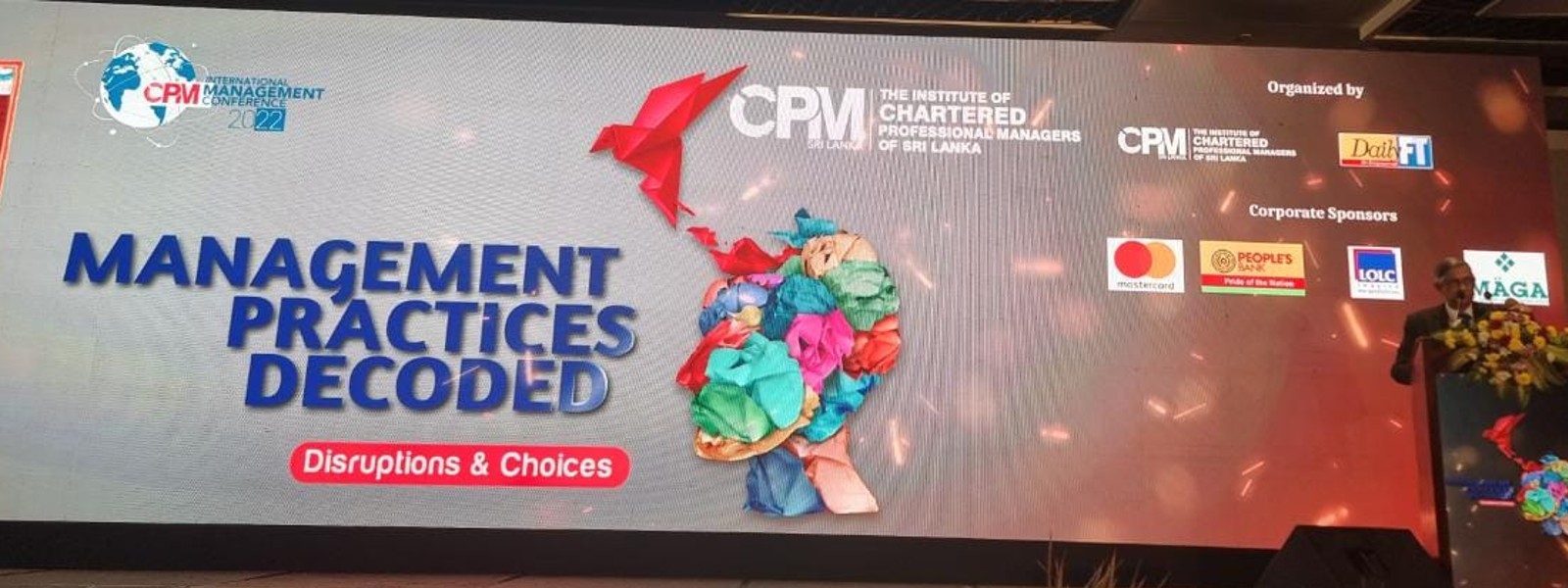 “Get the house in order” – Prof Lakshman Watawala, addressing CPM Conference.