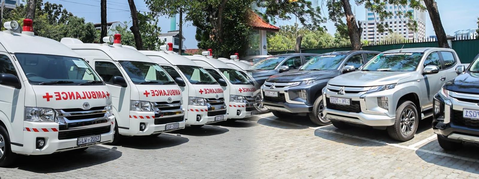 Ambulances & Pick-ups for regional hospitals