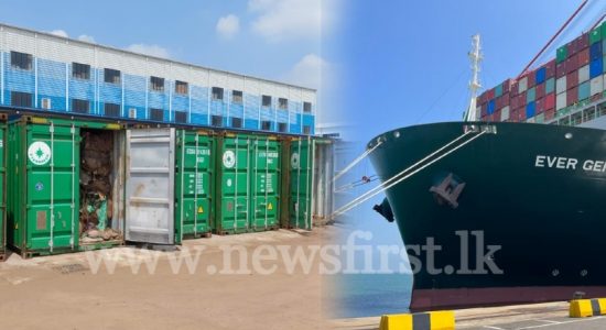 Sri Lanka completes re-export of waste containers
