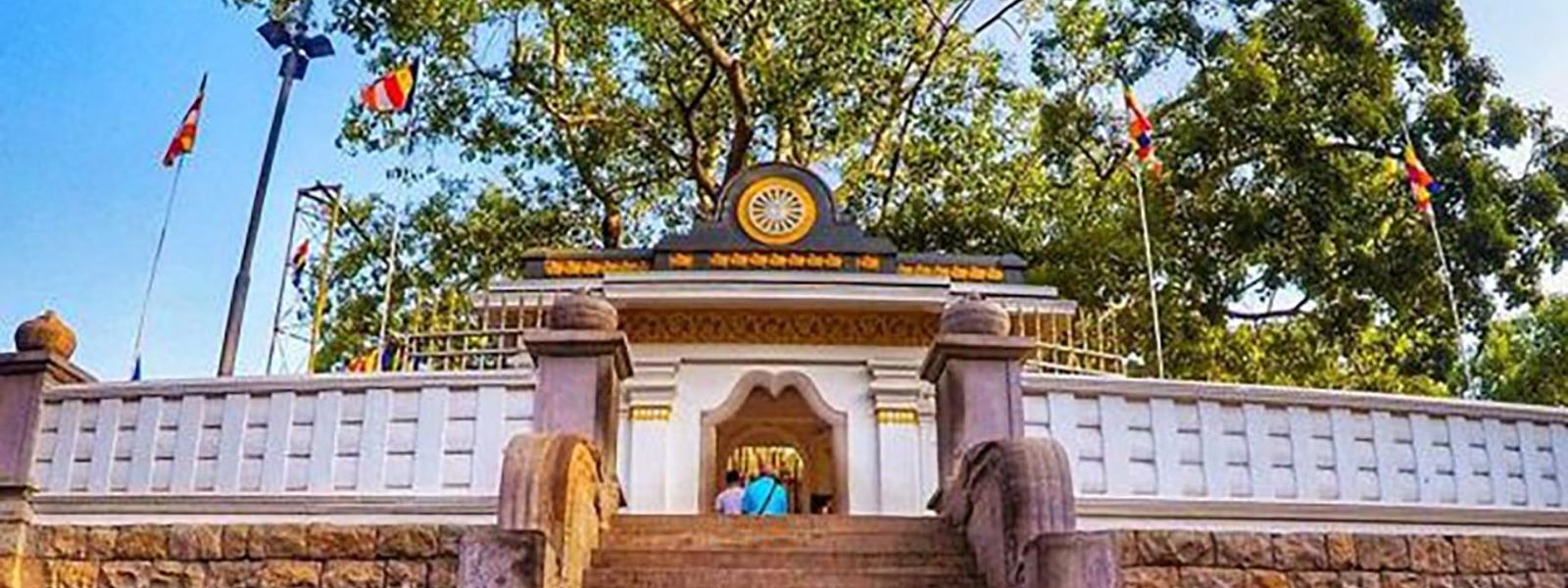 PM in Anuradhapura, pays reverence to Jaya Sri Maha Bodhi