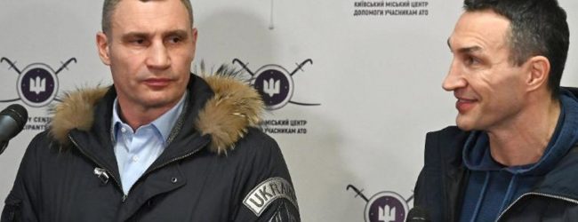 Boxing legends Klitschko Brothers to assist defending Ukraine