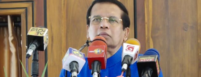 Sacrifices must be made to develop the country in face of a global conflict: Sirisena