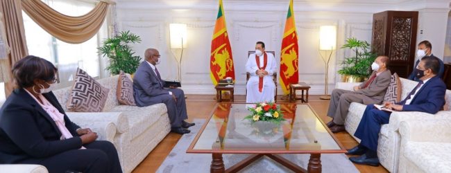 New Heads of Mission Call on Prime Minister Rajapaksa