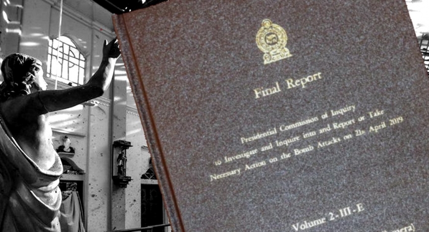Final volume of Easter Attacks report, tabled in Parliament