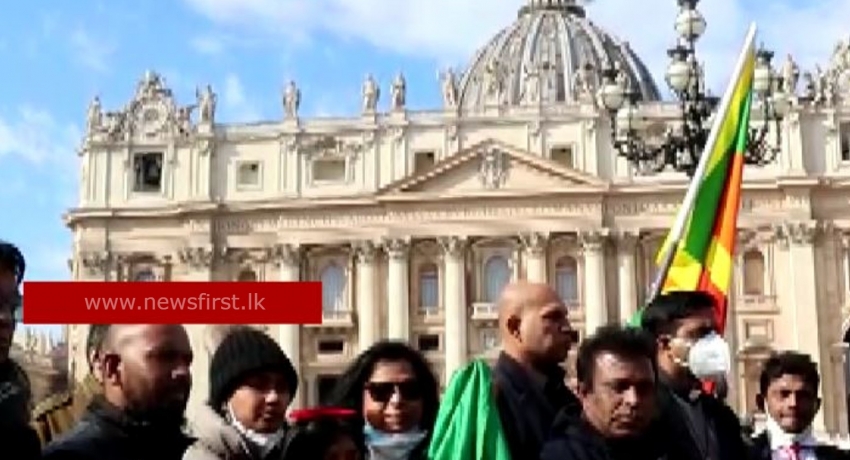 Protest in Vatican for Justice on Easter Attacks