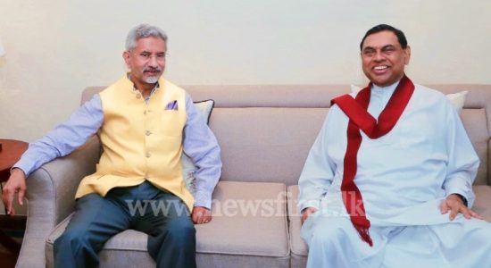 India’s Jaishankar meets Sri Lankan Finance Minister