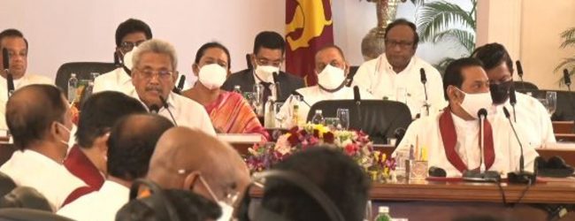 President Chairs All-Party Conference