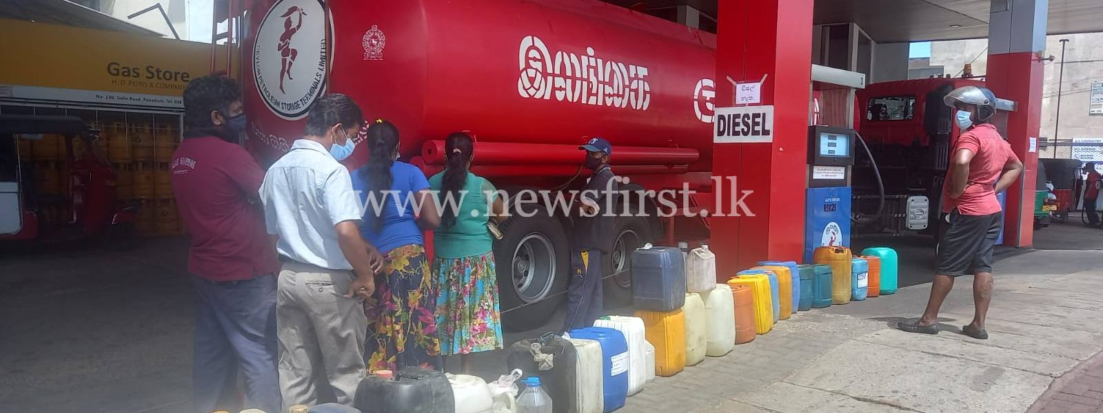 NO end to fuel queues, many wait in line