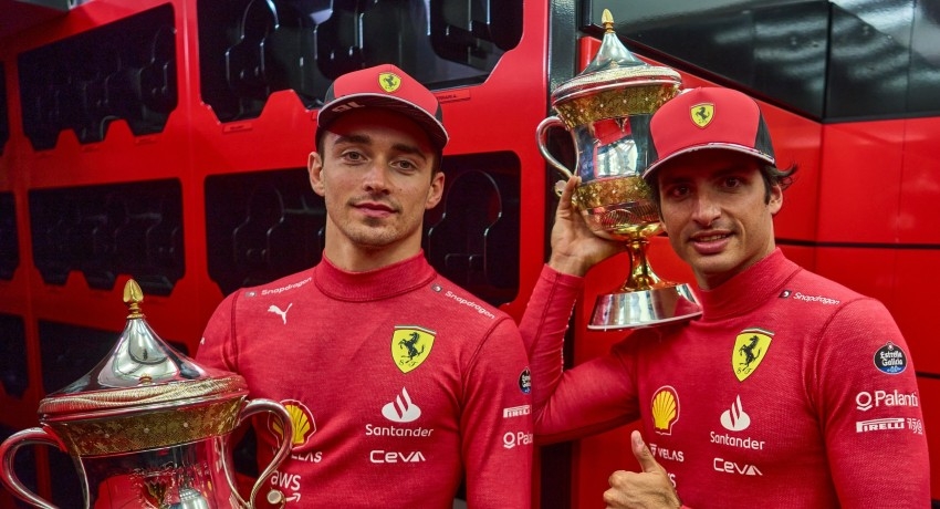 Charles Leclerc wins dramatic Bahrain F1 GP as Ferrari bring home one-two