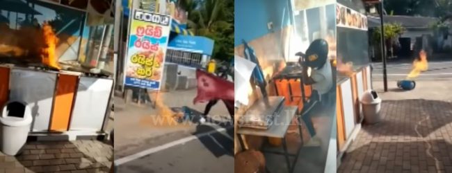 (VIDEO) Major gas disaster averted due to quick thinking in Baddegama