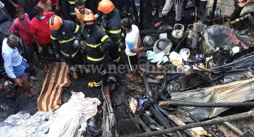 Three dead in Katugastota Fire; Cause for fire & deaths remain unknown
