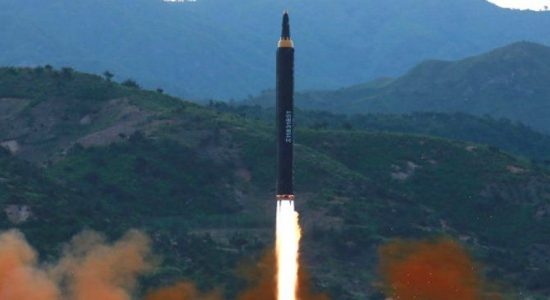 North Korea fires ‘unidentified projectile’ but launch fails, says South