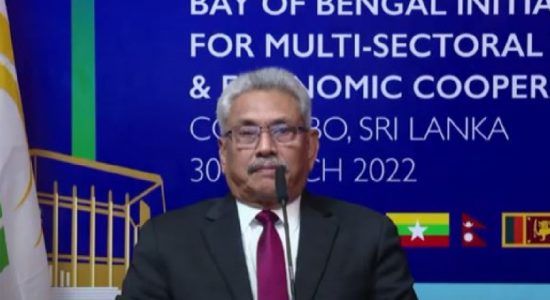 Sri Lanka will prevail & engineer rapid economic recovery; President tells BIMSTEC
