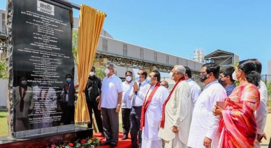 Sri Lanka’s largest cement plant opens in Hambantota