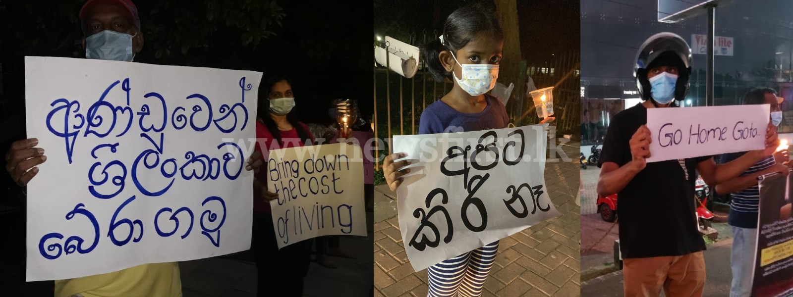 Colombo takes to the streets saying 'ENOUGH'!