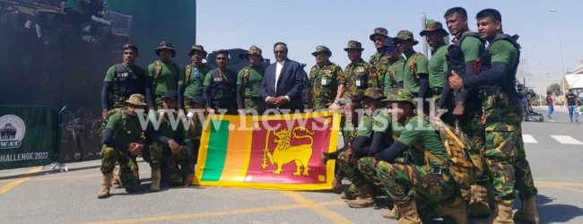 Sri Lanka’s SWAT receives high praise at UAE SWAT Challenge 2022