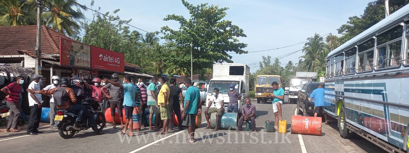 Drivers protest, angered over delay in fuel