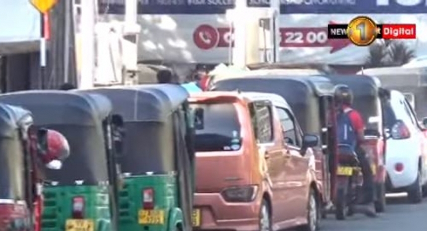 NO end to long queues at filling stations