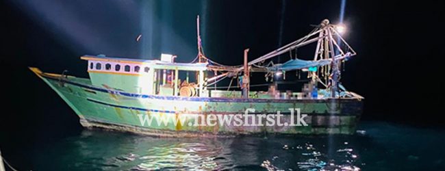 Navy seizes 02 Indian trawlers & arrests 16 fishermen for poaching in Sea of Sri Lanka