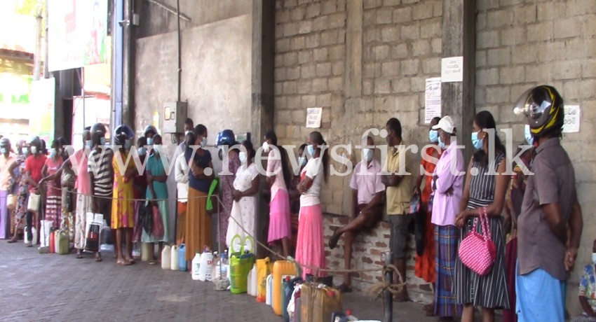 Kerosene shortage; people in queues for days