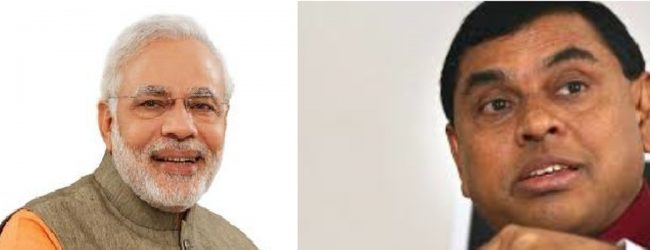 Basil Rajapaksa meets Indian Prime Minister Modi