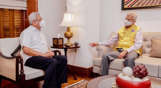 Dr. Subrahmanyam Jaishankar meets President Rajapaksa