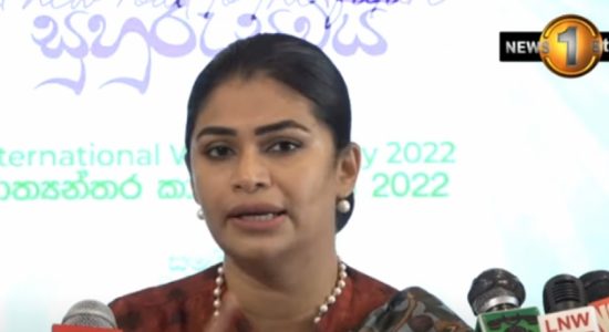 Protest against Hirunika for protesting