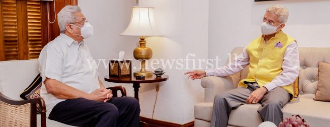 Dr. Subrahmanyam Jaishankar meets President