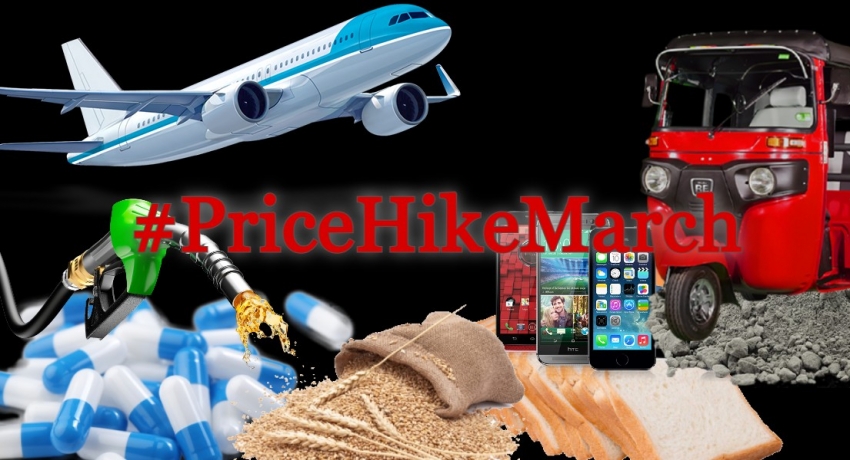 #PriceHikeMarch: Here’s how expensive March 2022 has become
