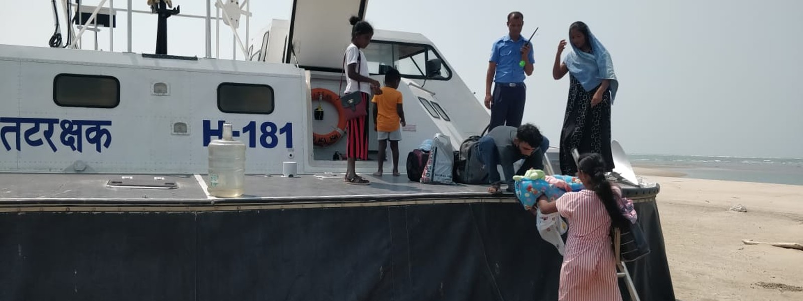 Six Sri Lankans fleeing to India rescued