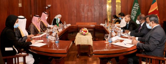 Saudi Foreign Minister meets President, PM & GL