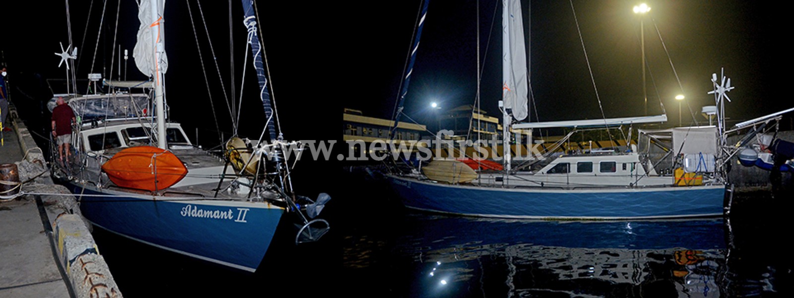 Navy assistance for distressed sailing boat