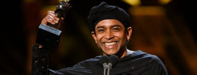 Olivier Awards Best Actor Hiran Abeysekera in Sri Lanka to support Galle Face protest