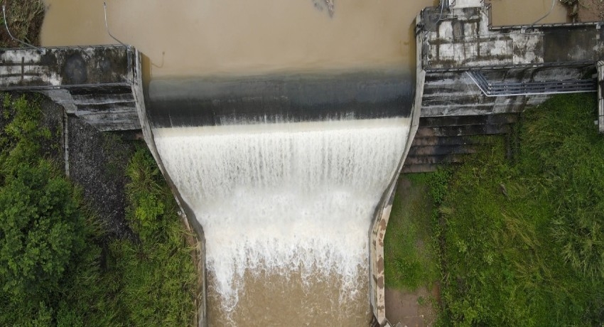 Water levels at reservoir rising