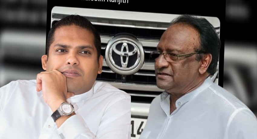 Who is using Zaharan’s V8? Harin questions in Parliament; Sarath Weerasekera responds