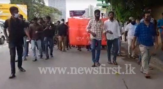 State, Private University students march together in protest