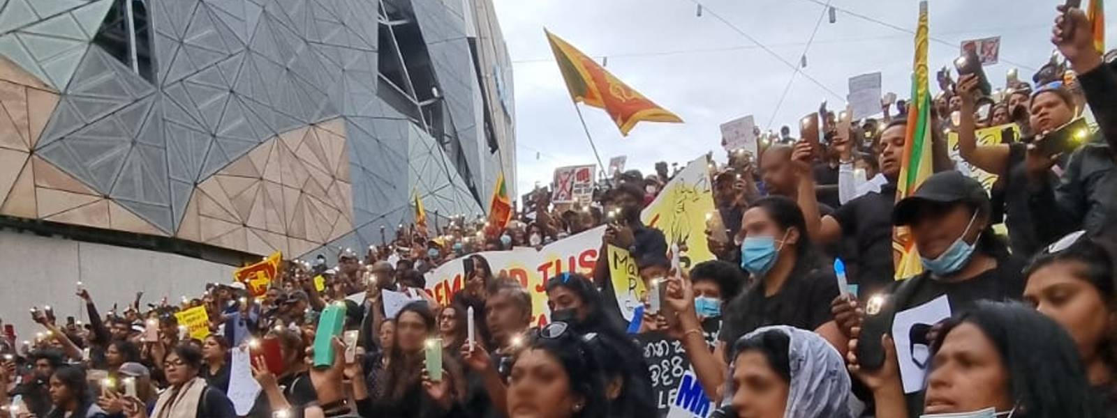 IN PICTURES: Sri Lankans in Melbourne engage in protests