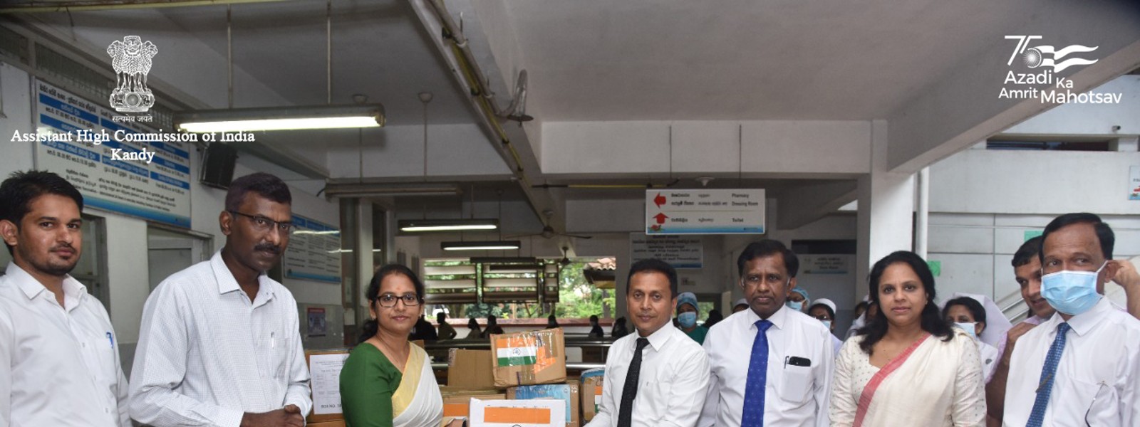 Essential medical supplies from India reach Kandy