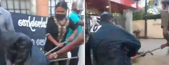 Tensions as cops dismantle ‘GotaGoGama’ Galle tent