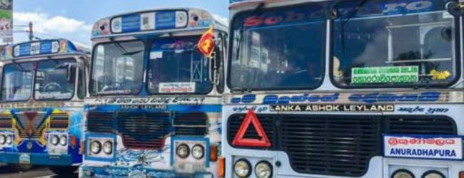 Bus fares to increase by 35% – Lanka Private Bus Owners Association