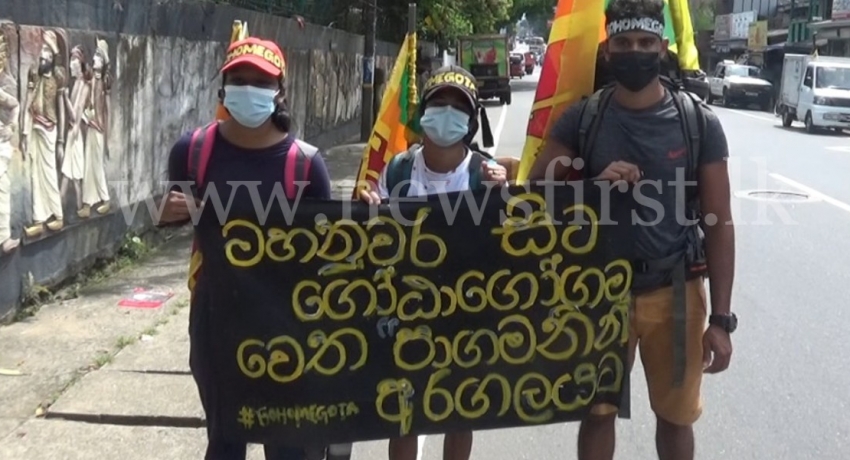 From Kandy to Colombo ; Trio March to Galle Face