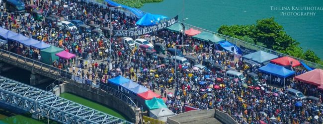 TUs march to Occupy Galle Face