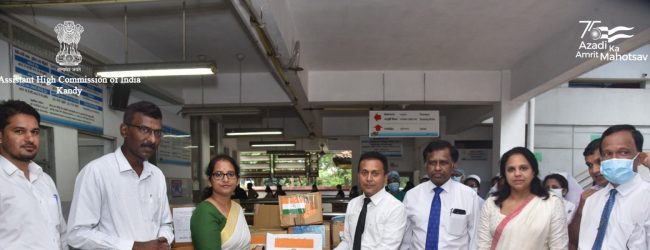 Essential medical supplies from India reaches Peradeniya Hospital