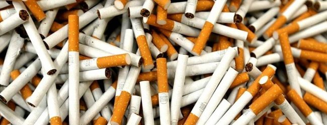 Police seizes illegal stock of 6,000 cigarettes