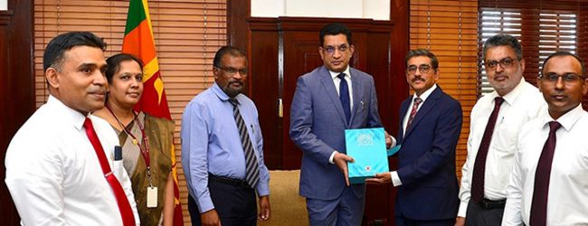 CBSL annual report presented to Finance Minister