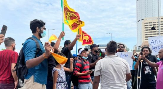 Occupy Galle Face protest on for 11th day