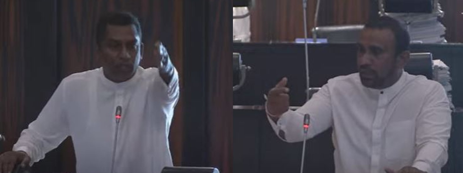 Speaker removes two Sri Lankan MPs from the house over heated exchange