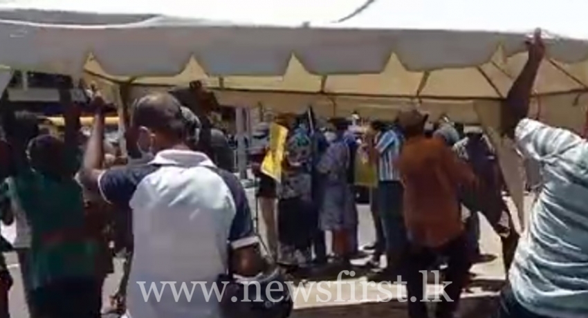 ‘Gota Go Gama’ Galle tents restored after legal intervention