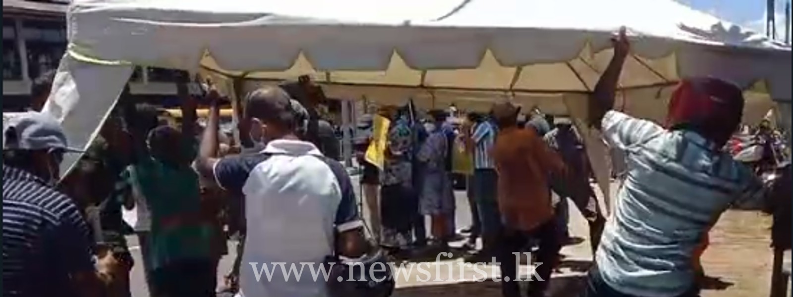 ‘Gota Go Gama’ Galle tents restored after legal intervention