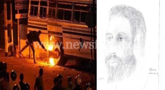 Police hunt for Mirihana fire starters; Sketch of wanted suspect released